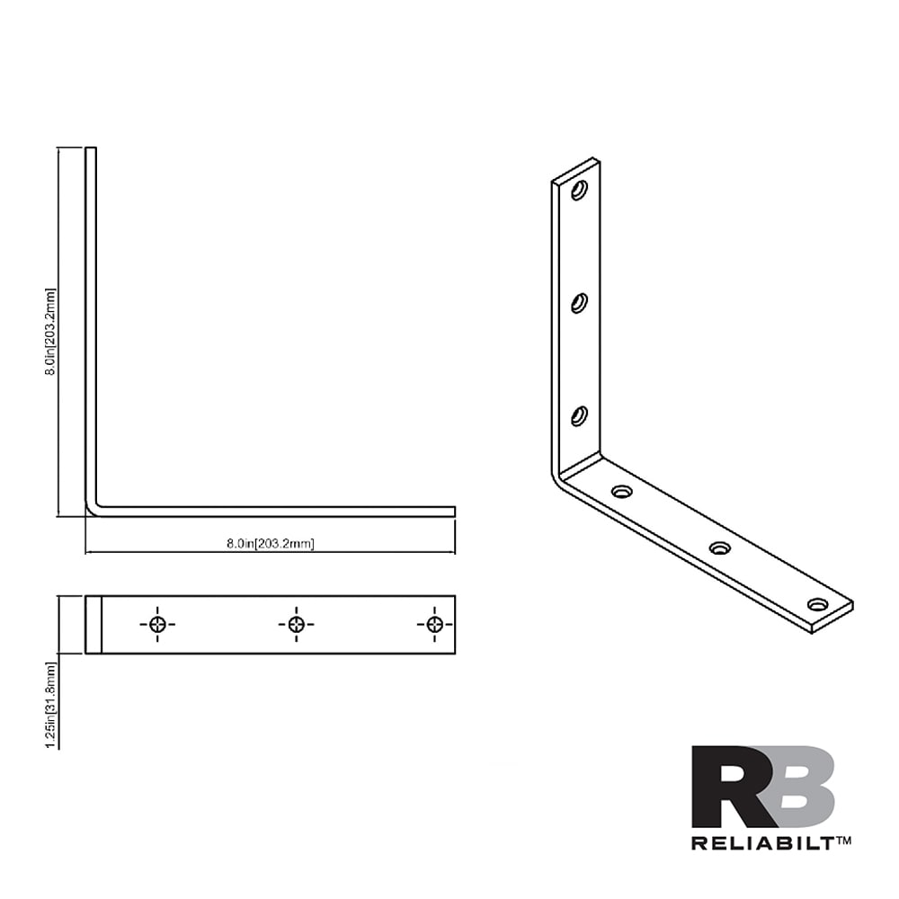 RELIABILT 605753 Mending-Plates-Brackets-Braces - View #5
