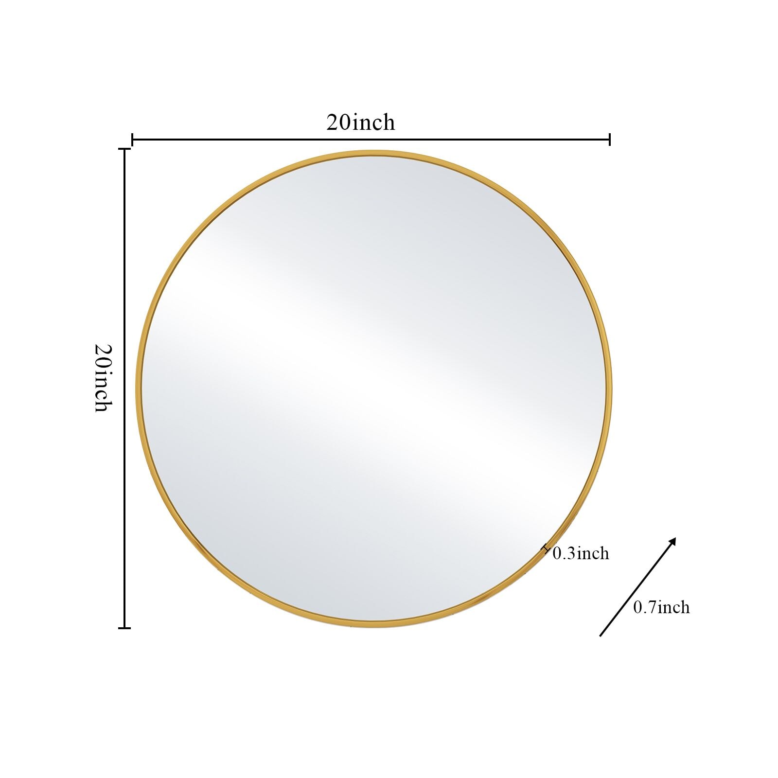 BEAUTYPEAK LS-YSJ-1908YJ20-G Decor-Mirrors - View #5