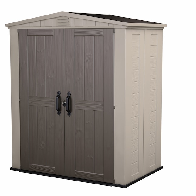 Keter 3-ft x 6-ft Factor Gable Resin Storage Shed (Floor Included