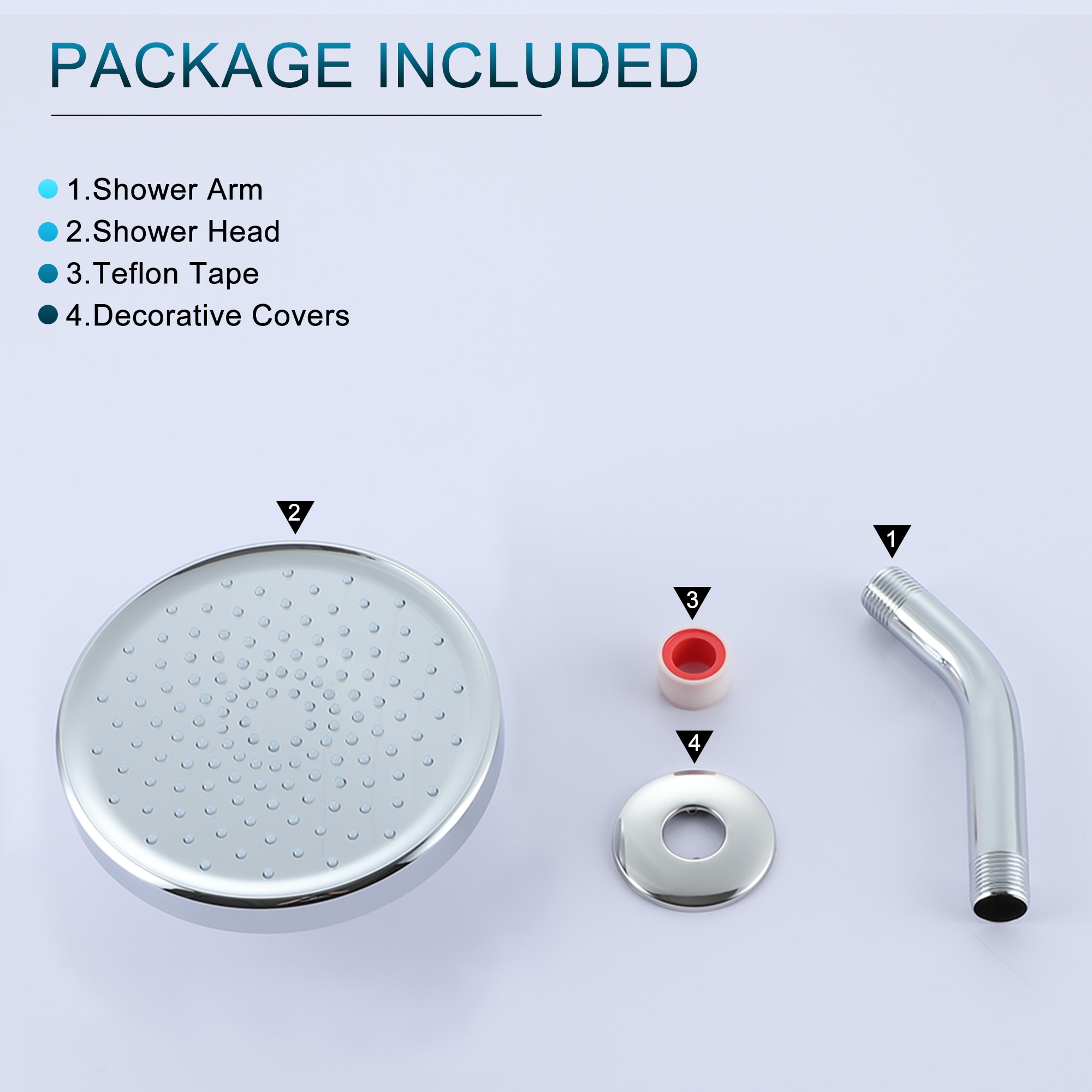 Clihome TWHSB015-5BN Fixed-Showerhead - View #2