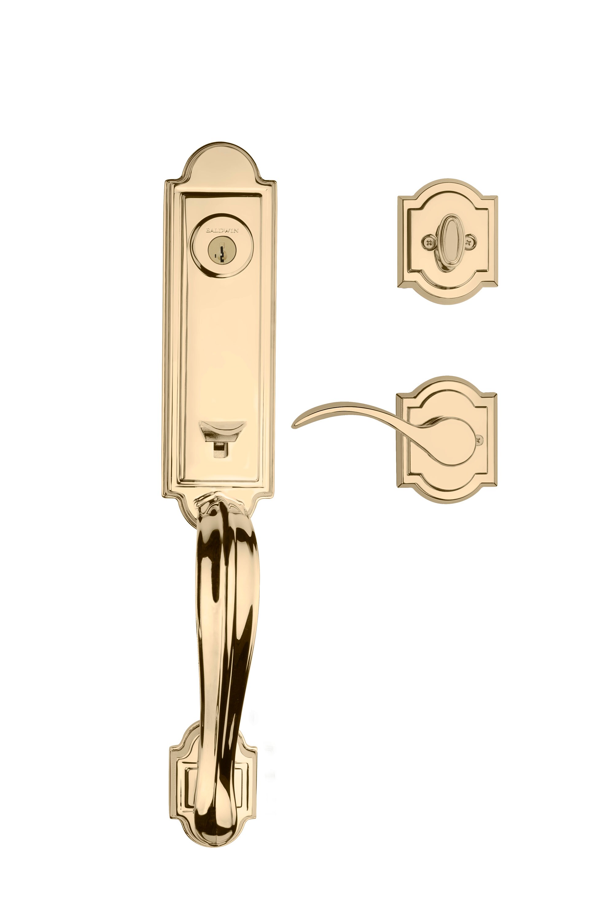 Baldwin Prestige Avendale Lifetime Polished Brass Smartkey Single