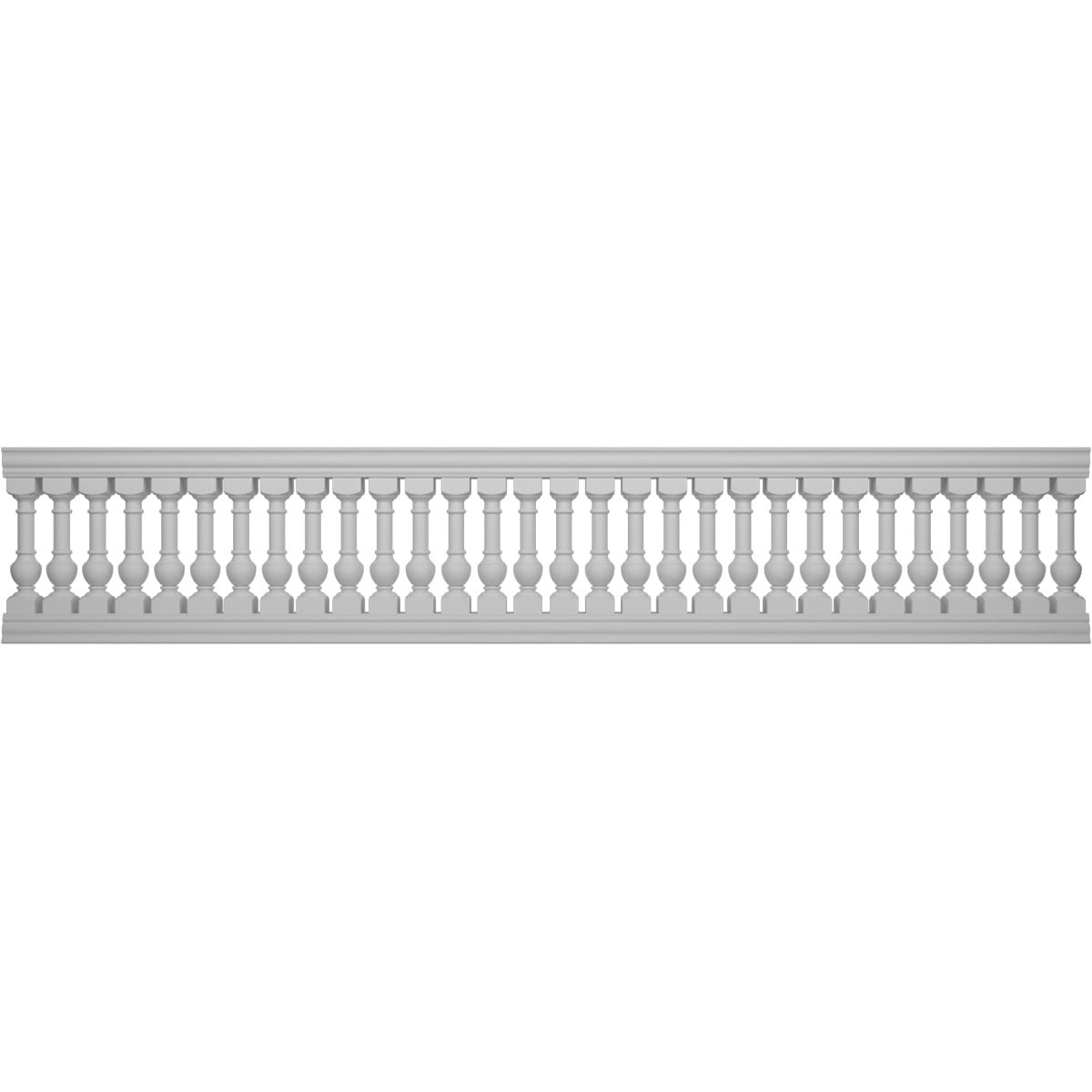Ekena Millwork BALK38X192YOG FiberThane 16-Feet x 38-Inches York Fiberglass Deck Rail Kit