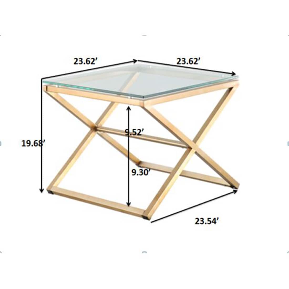 CASAINC WF-ET-946-GL End-Tables - View #3