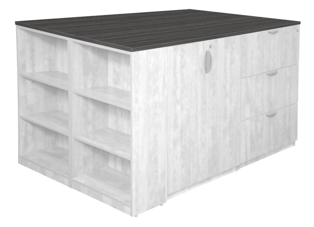 Regency TSUTR8546AG Legacy Stand Up Ash Grey Office Cabinet