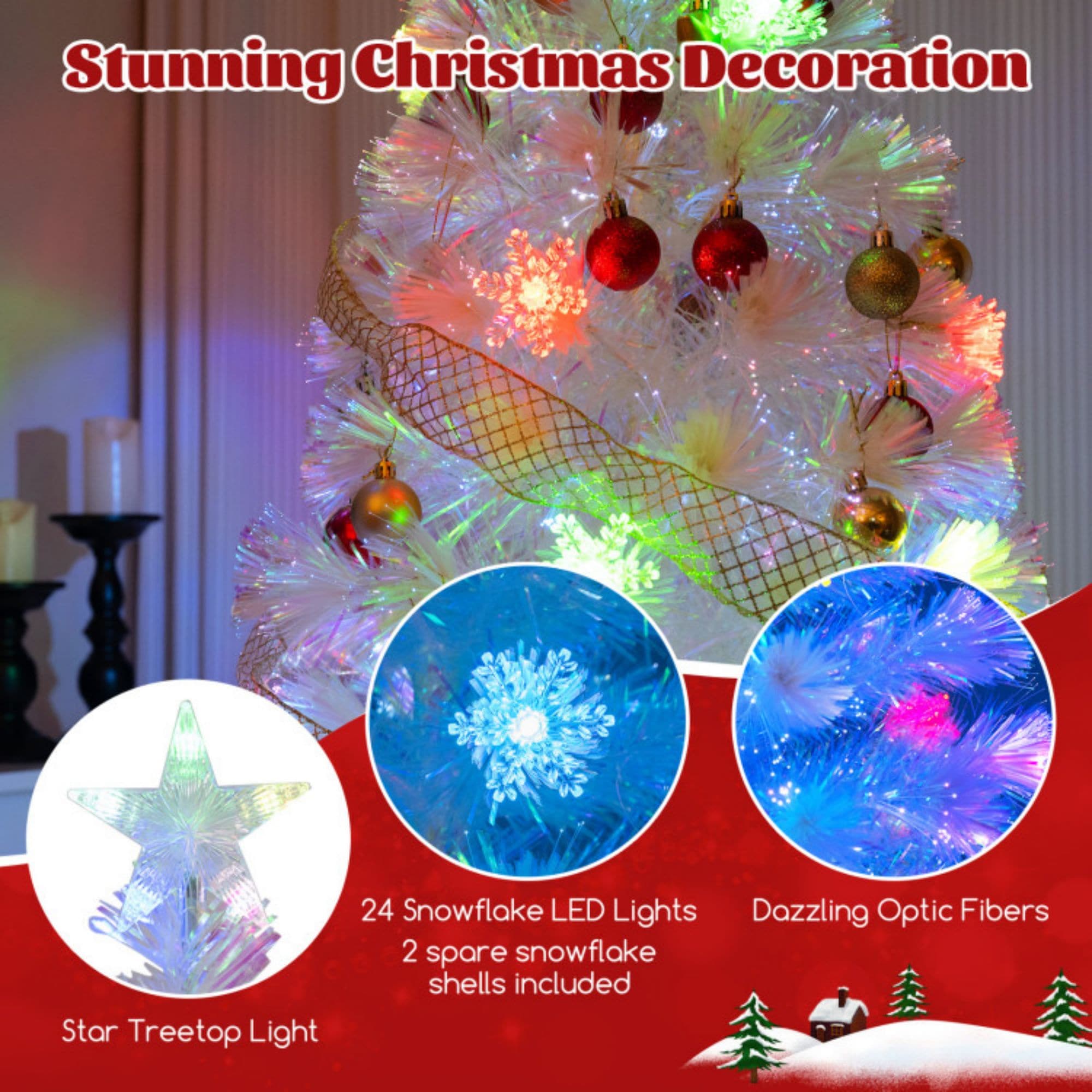 WELLFOR CM-HPY-19736 Artificial-Christmas-Trees - View #6