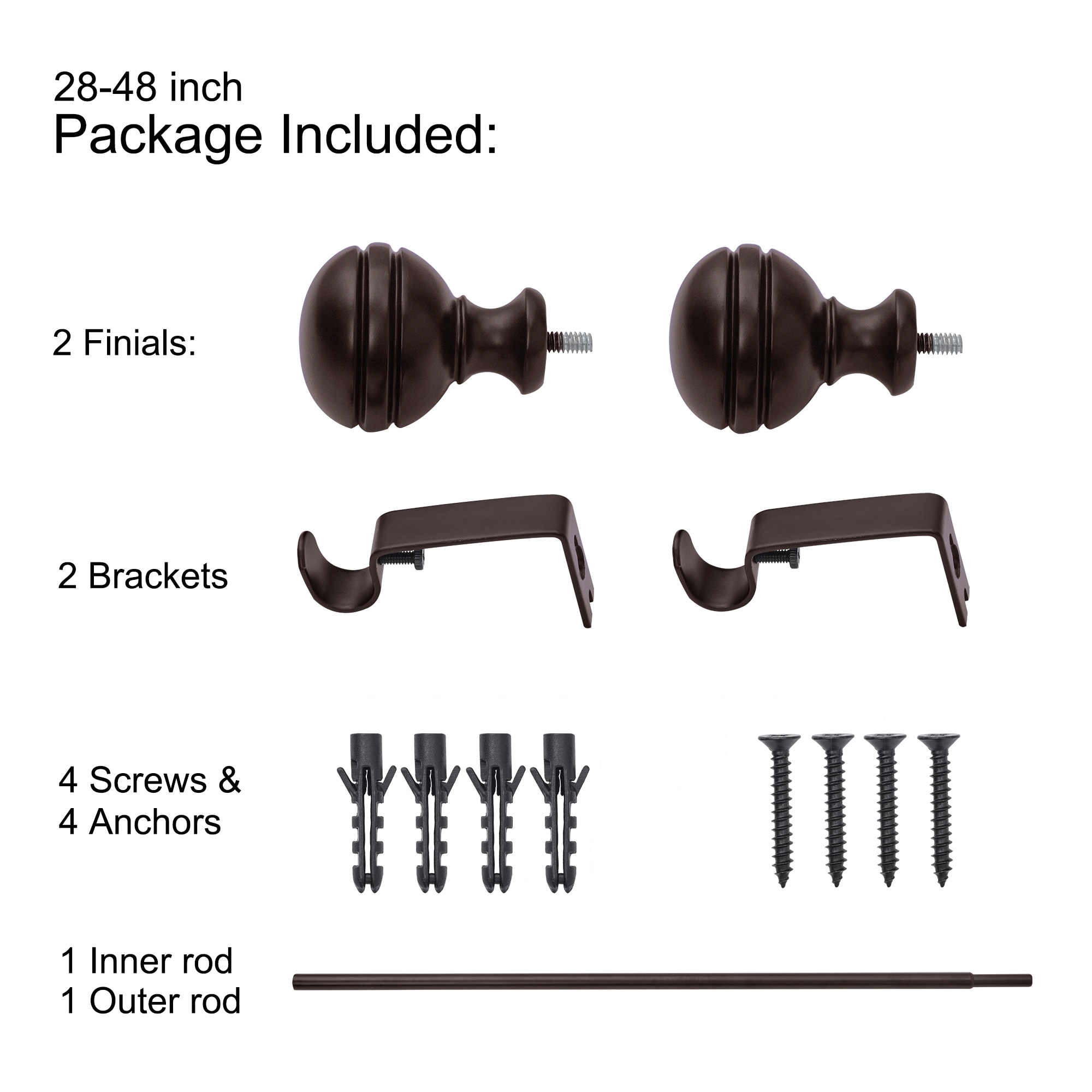 Utopia Alley D142RB Curtain-Rods - View #5