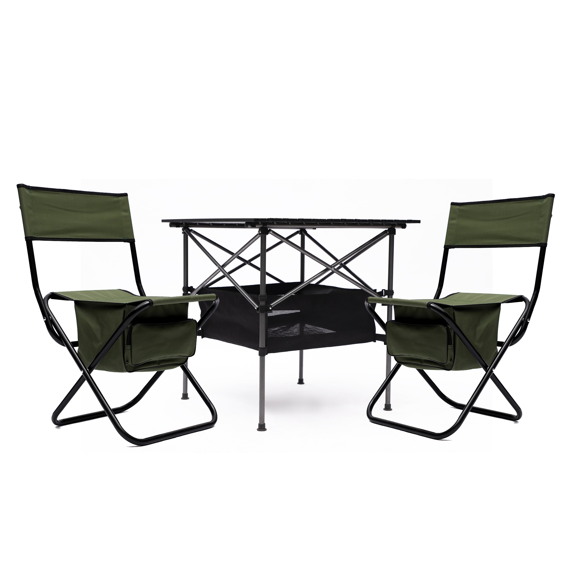 LIVIZA GGJCP001GN2-T2 Green Folding Camping chair Carrying Strap/Handle Included