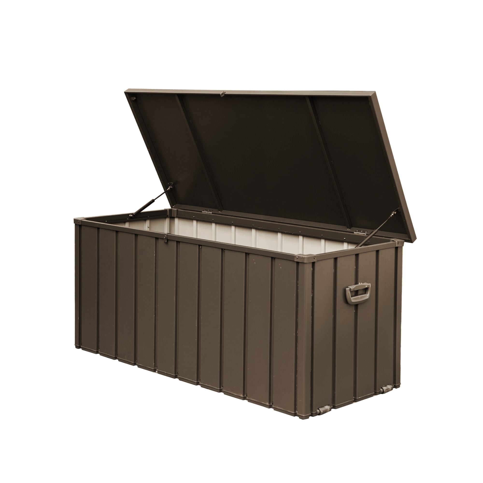AHIOU HOME ZAAHG-P168271DB Sonoma 150-Gallon Dark Brown Metal Deck Box