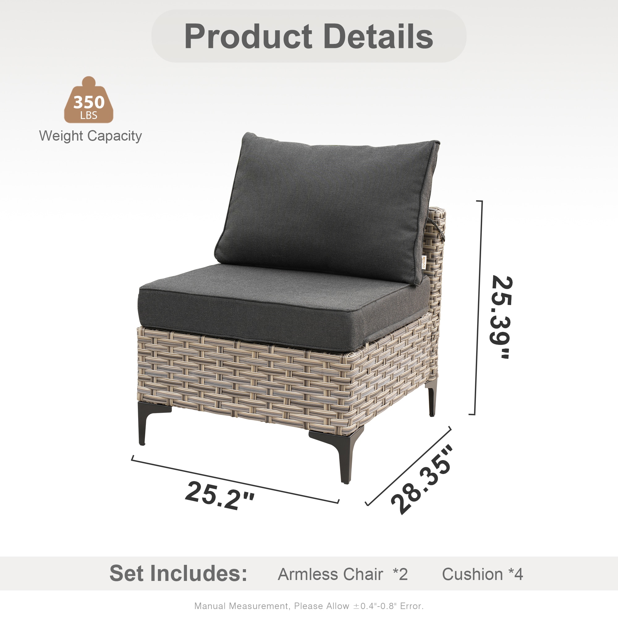 Caodoc L5-SKT100-2-1 Patio-Sofas-Daybeds - View #7