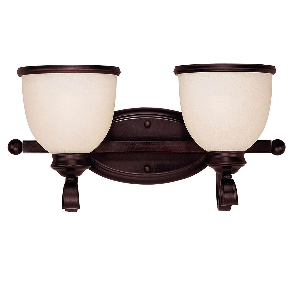  20194290 Shandy 17-in 2-Light English Bronze Traditional Vanity Light