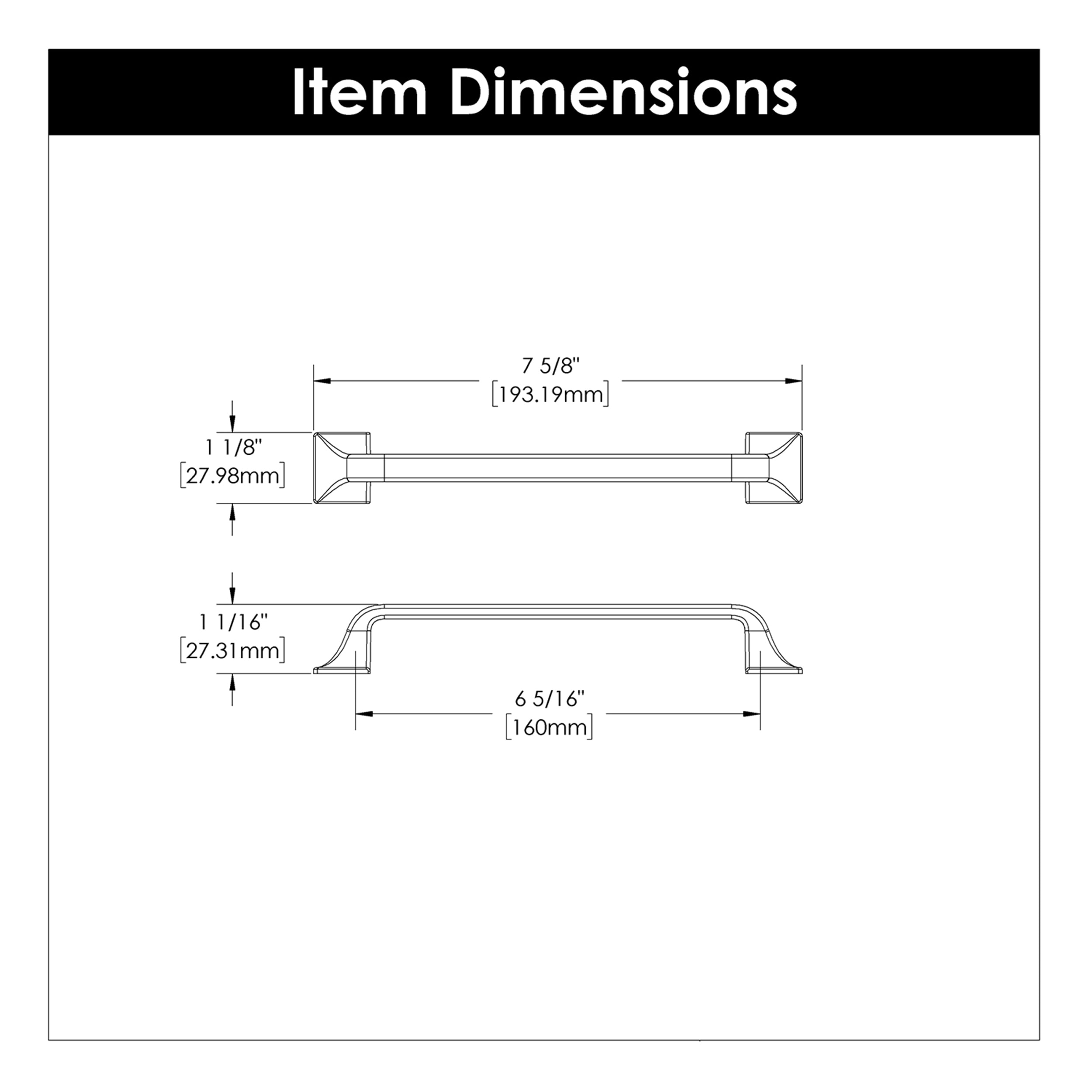Hickory Hardware H076703-BGB Cabinet-Pulls - View #4