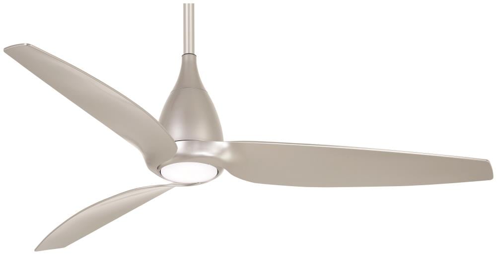 Minka Aire Tear 60 In Silver Led Indoor, Skyhawk 60 Inch Ceiling Fan With Light Kit By Minka Aire