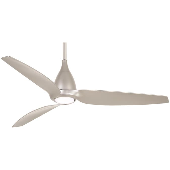 Minka Aire Tear 60 In Silver Led Indoor, 3 Blade 60 Inch Ceiling Fan