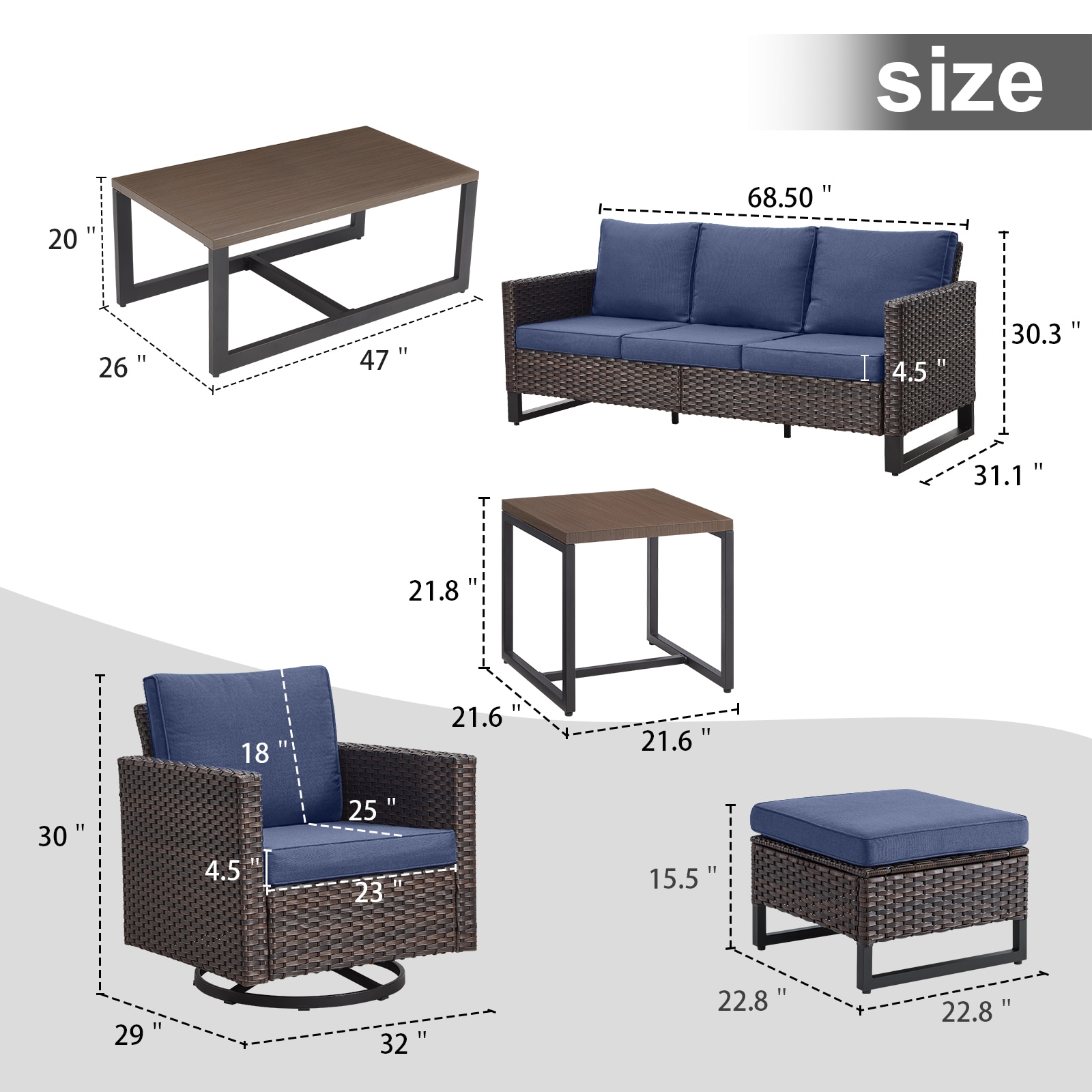 Gymojoy FSUX1202104 Patio-Conversation-Sets - View #9