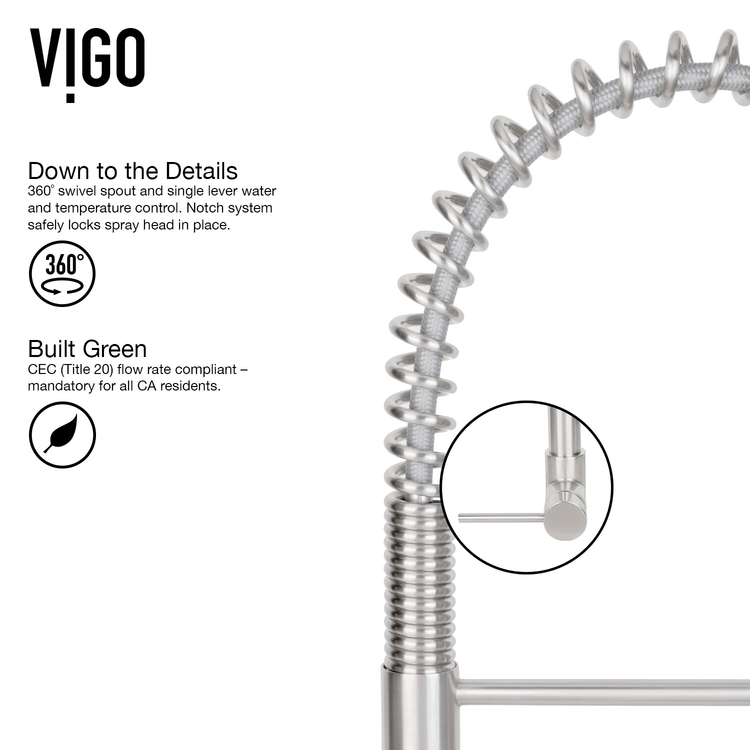 VIGO VG02032STK2 Kitchen-Faucets - View #9