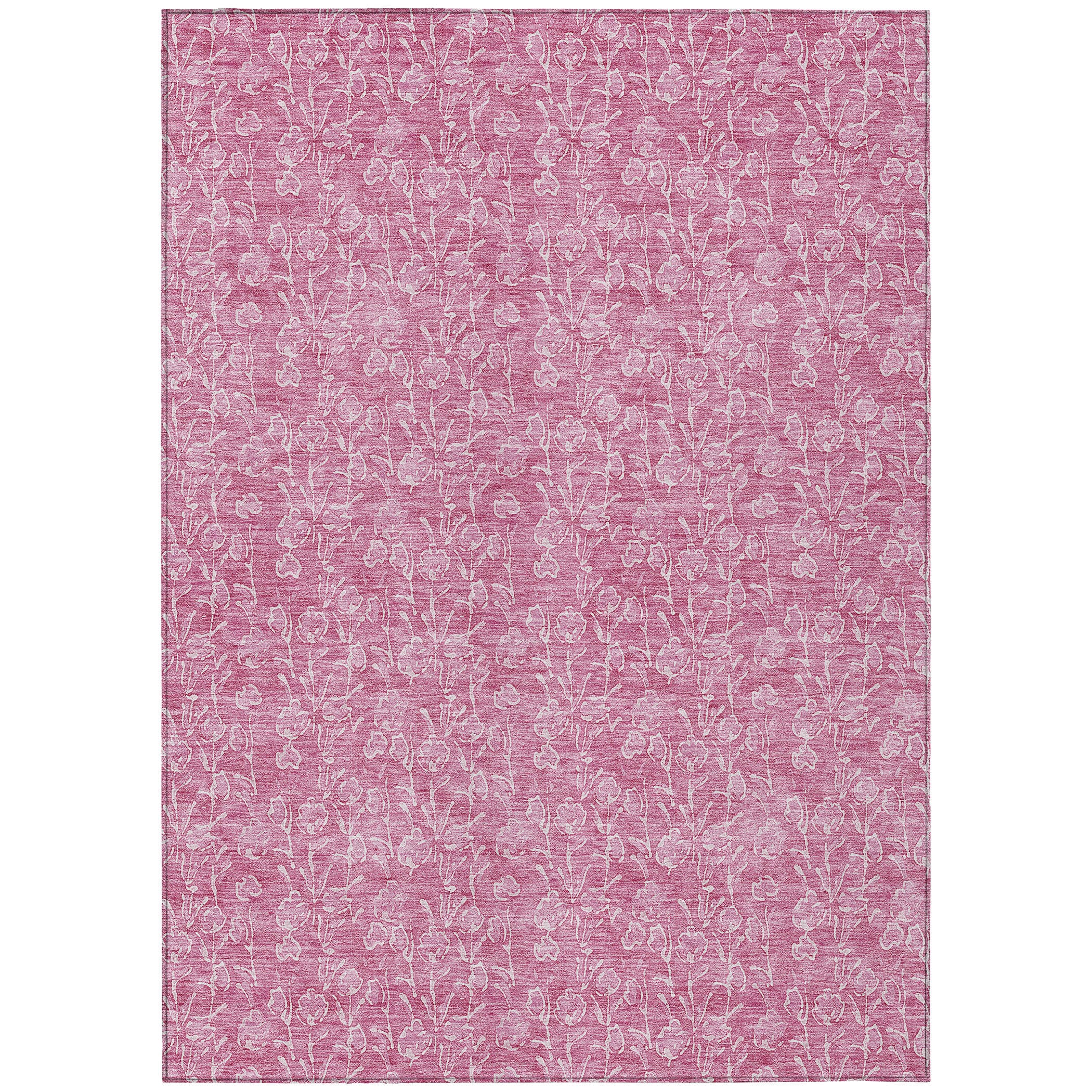 Addison Rugs ACN691BL5X8 Chantille ACN691BL 5 x 7 (ft) Polyester Blush Rectangular Indoor/Outdoor Geometric Machine washable Area rug