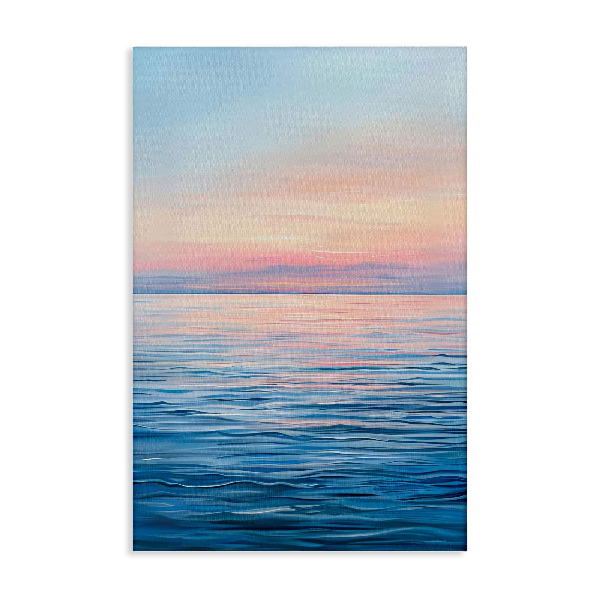 Stupell Industries BT-722-CN-24X36 Sunrise over Ocean Gradient Canvas design by LSR Design Studio