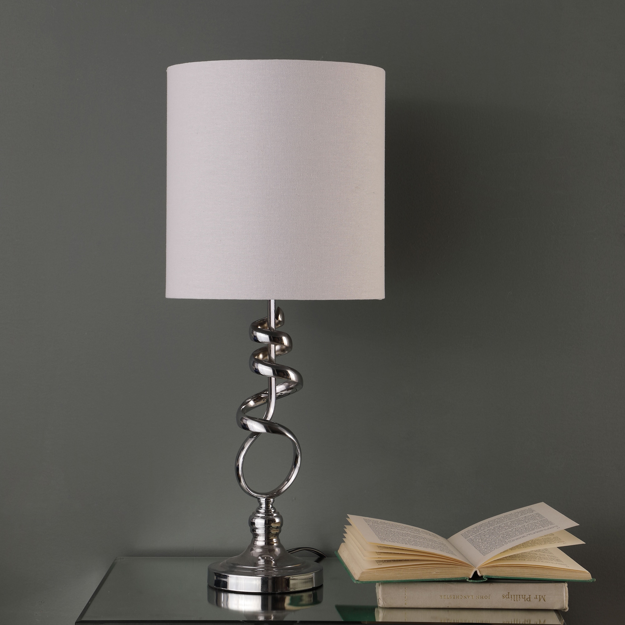 21.5” Table Lamp Set With Night Light And USB Ports