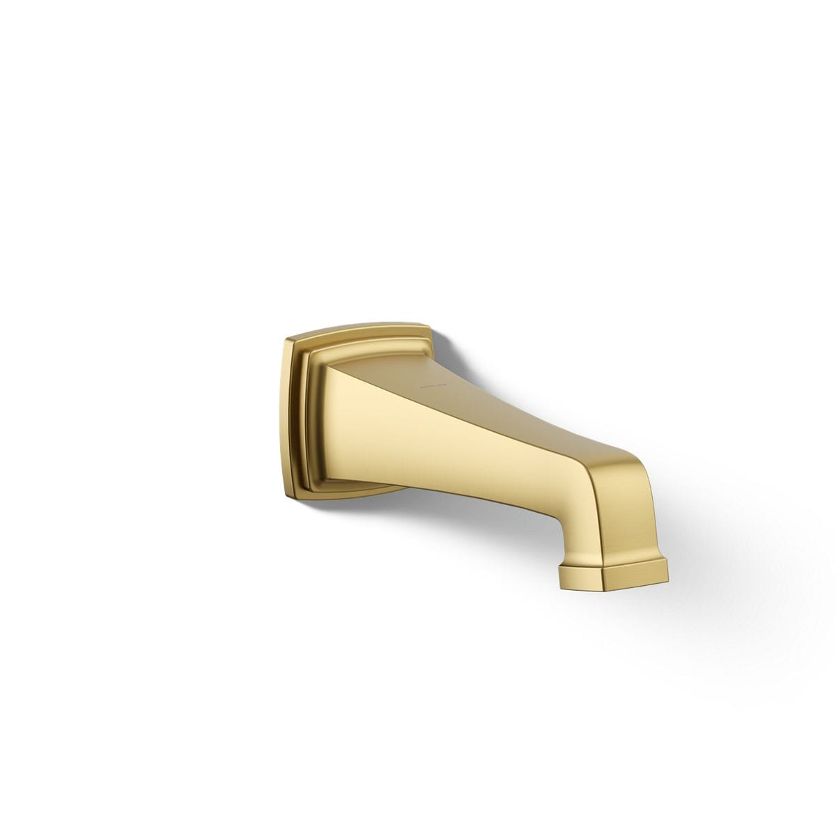 KOHLER - Riff Vibrant Brushed Moderne Brass Wall-mount Bathtub Spout