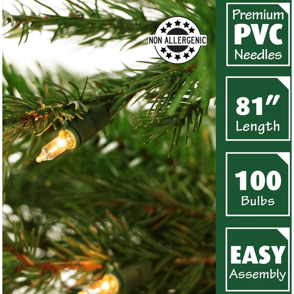 Fraser Hill Farm FFNE090G-5GRB Artificial-Christmas-Garland - View #2