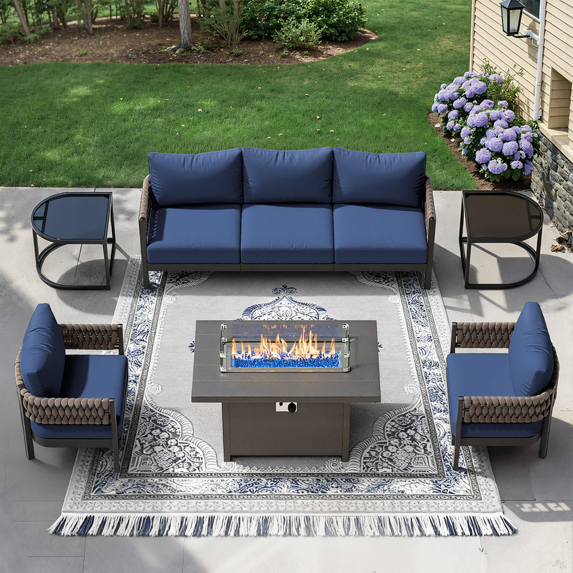 Haxvin HX-CLSFP-NY Patio-Conversation-Sets - View #2