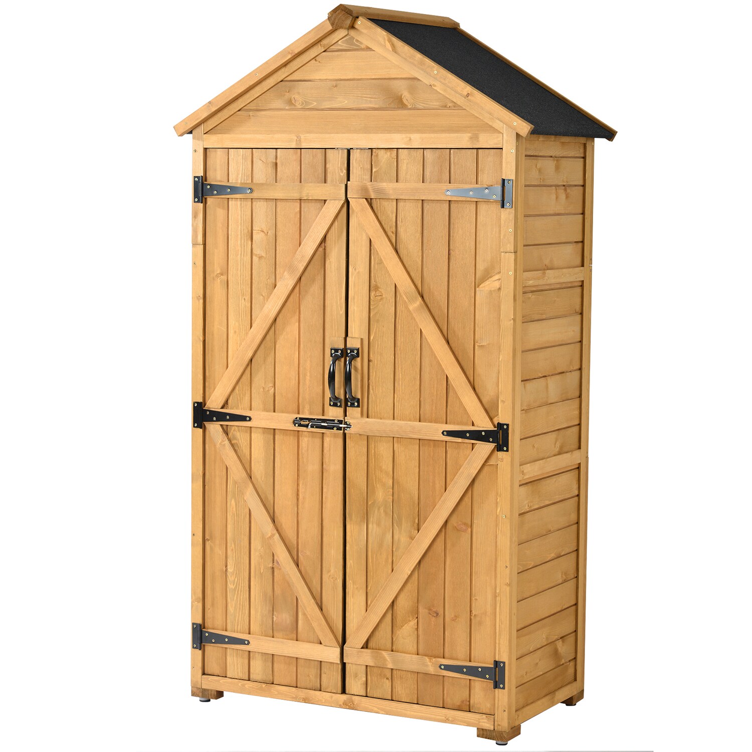 SINOFURN SYA010124WD 2-ft x 3-ft Storage Shed
