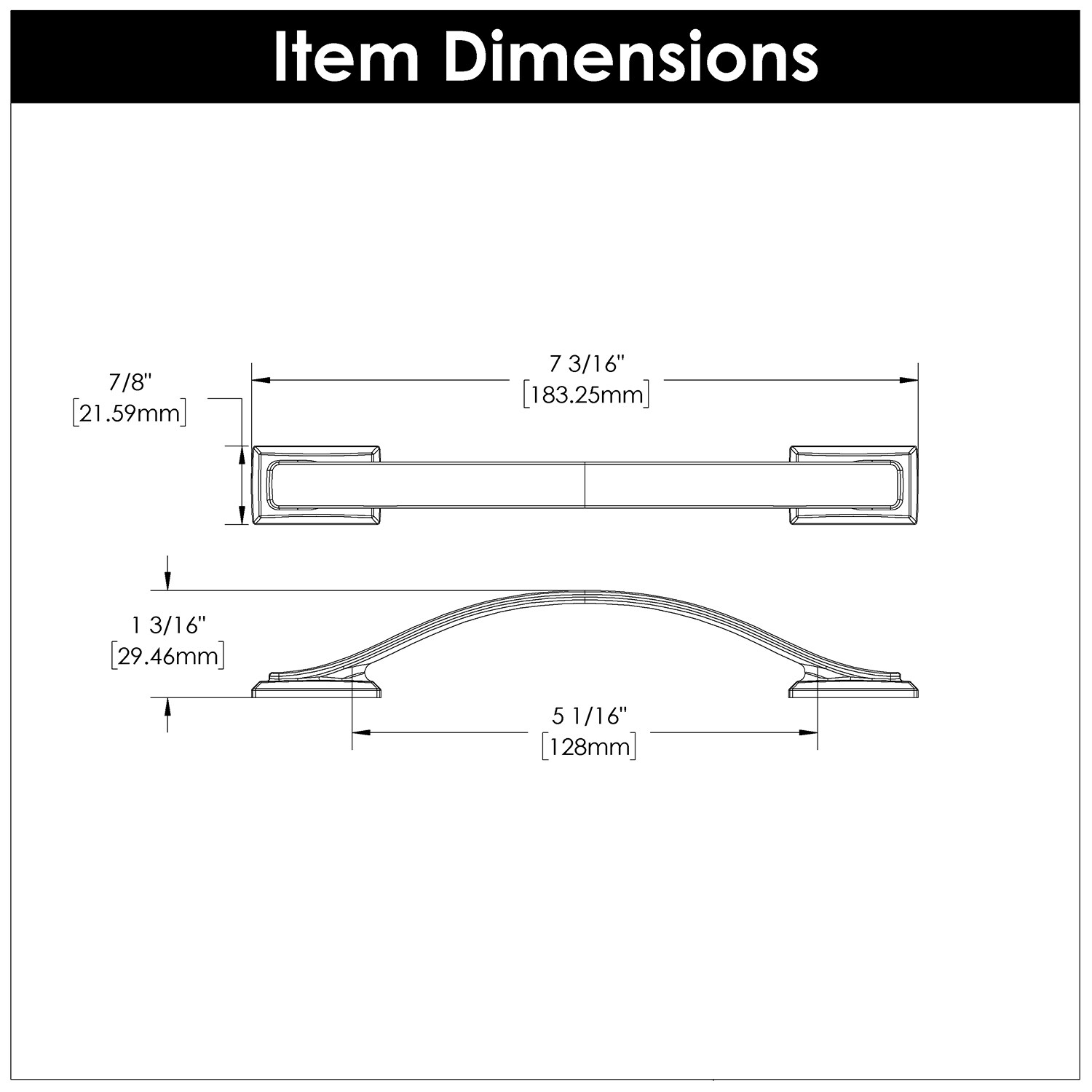 Hickory Hardware H078772SN Cabinet-Pulls - View #4