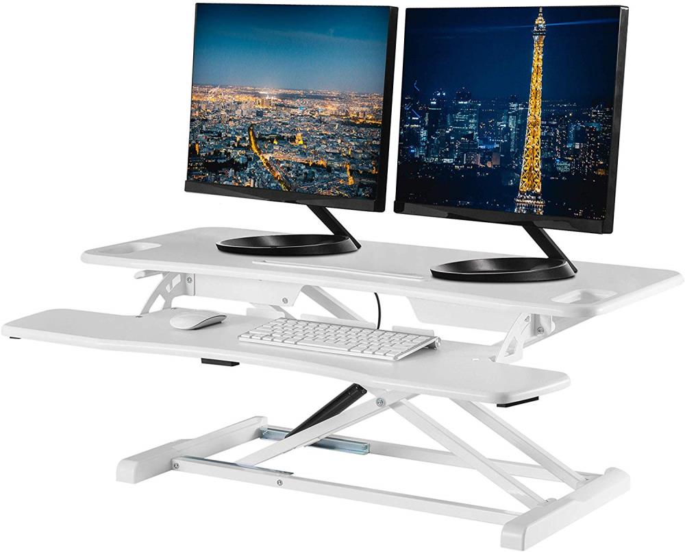 TechOrbits OF-S06-2-W Rise-X Pro 24.2-in White Modern/Contemporary Standing Desk
