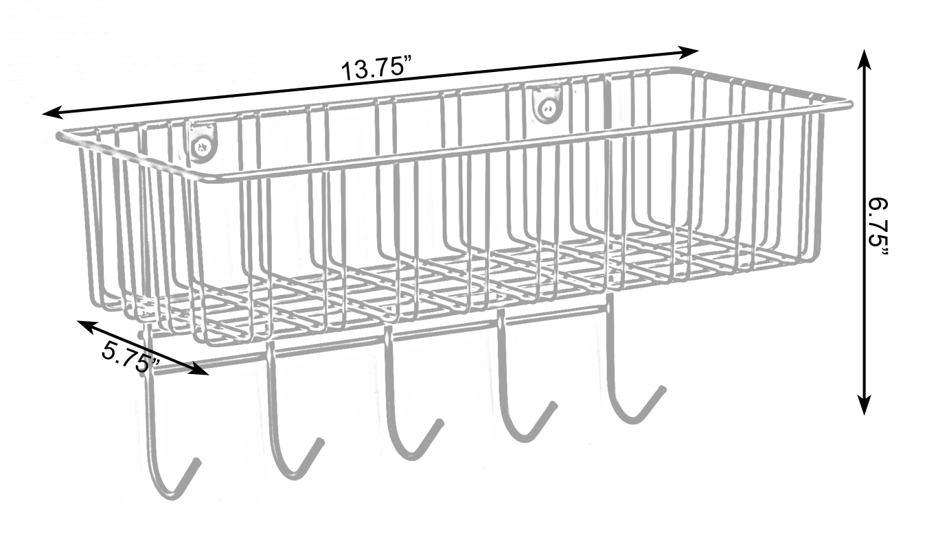 Basicwise QI003495 Wall-Mounted-Shelving - View #6