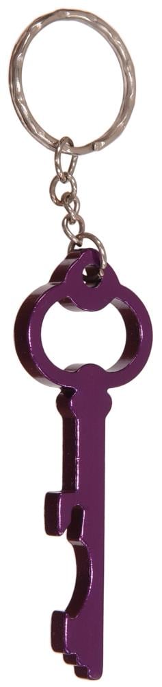 Personalized Aluminum Bottle/ Can Opener Keychain Rings - Purple - Metal  Keychains