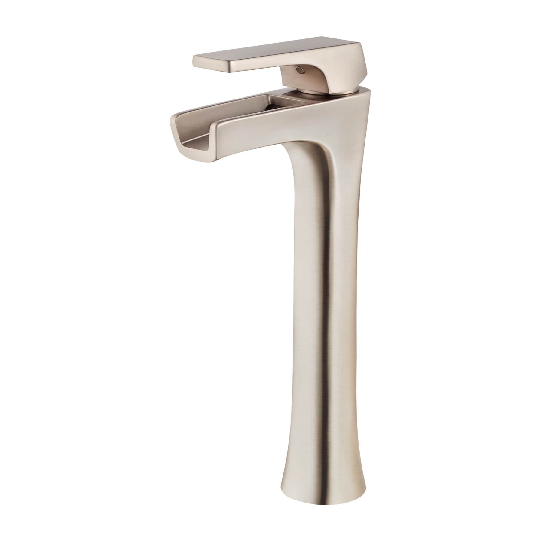 Pfister LG40-MF1K Kelen Brushed Nickel Single hole 1-handle WaterSense Waterfall Residential Handle Bathroom Sink Faucet