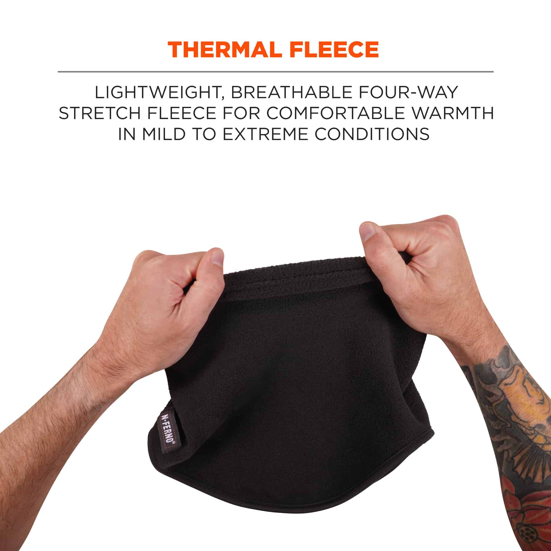 JULIUS Neck Warmer （Black） -FASCINATE