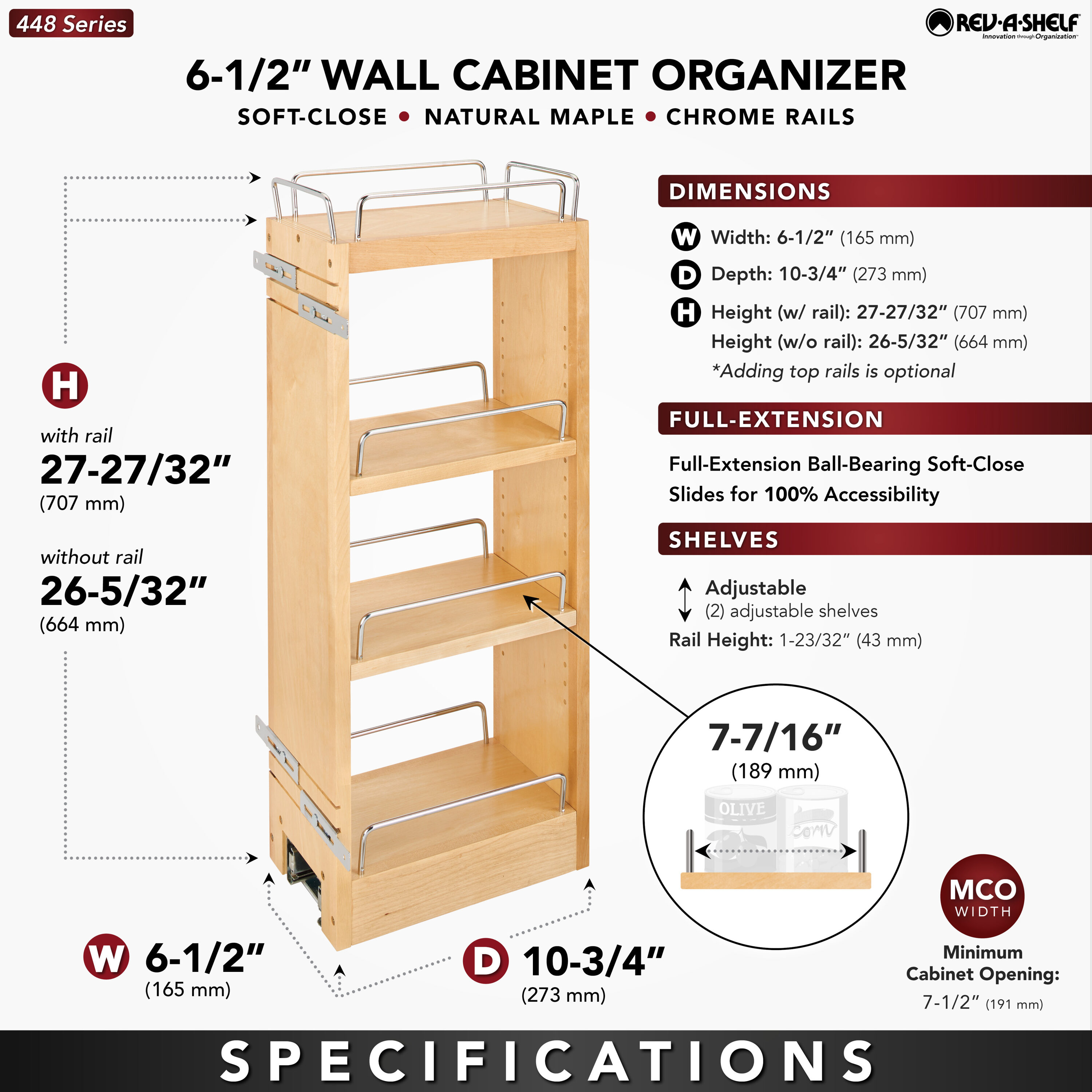 Rev-A-Shelf 299672 Pull-Out-Cabinet-Baskets - View #2