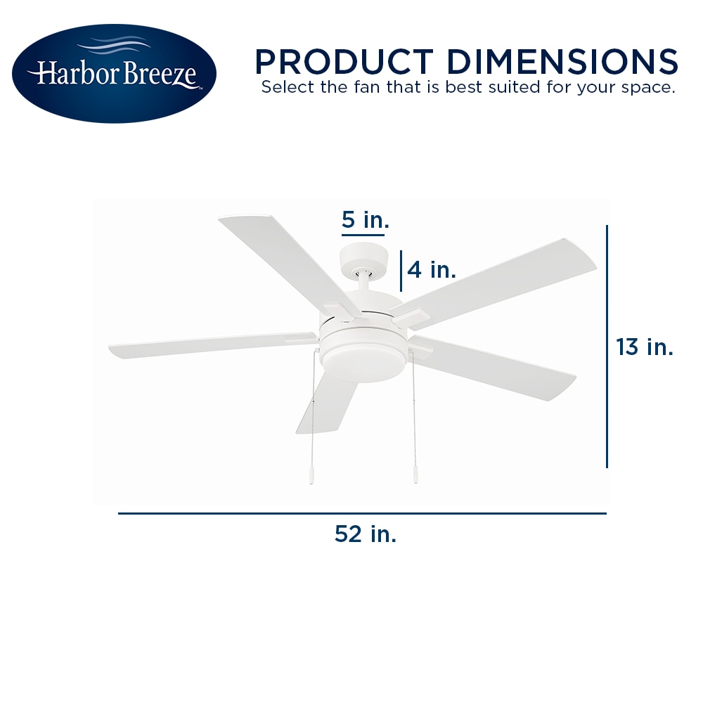 Harbor Breeze AR09-52WHT Ceiling-Fans - View #9