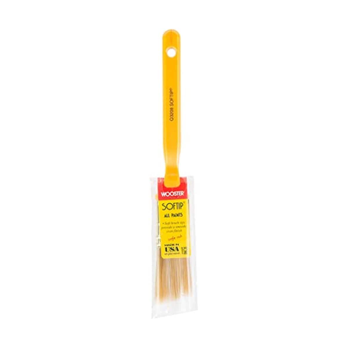 Wooster Q3208-1 Genuine 1in Softip Angle Sash Paintbrush - Q3208-1