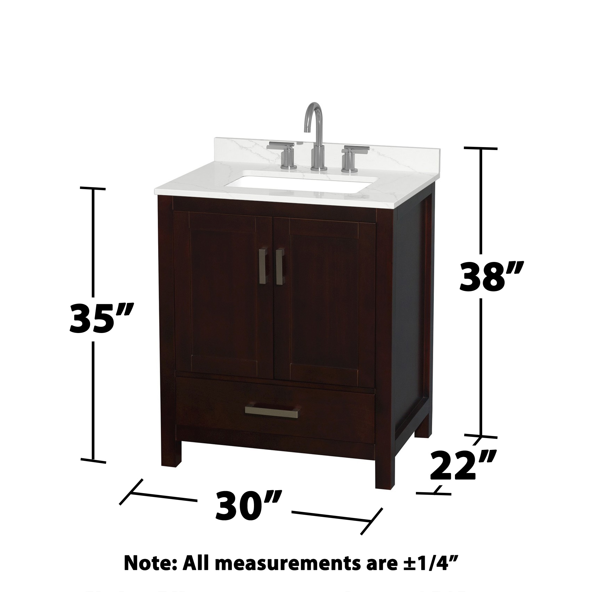 Wyndham Collection WCS141430SESGTUS3MXX Bath-Vanity-Combo - View #4