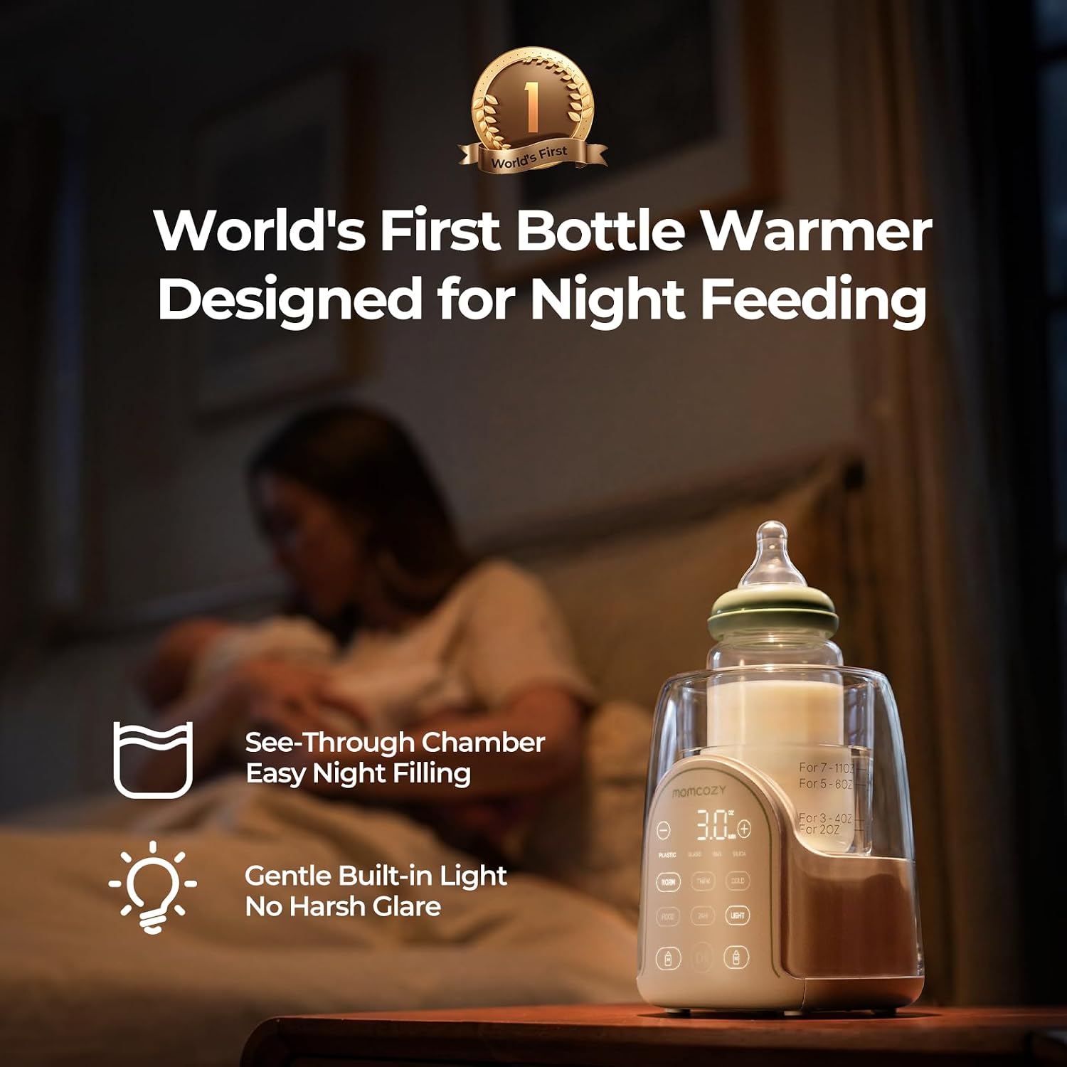 Momcozy MW006-WH70000N00101 Baby-Food-Makers-Bottle-Warmers - View #2