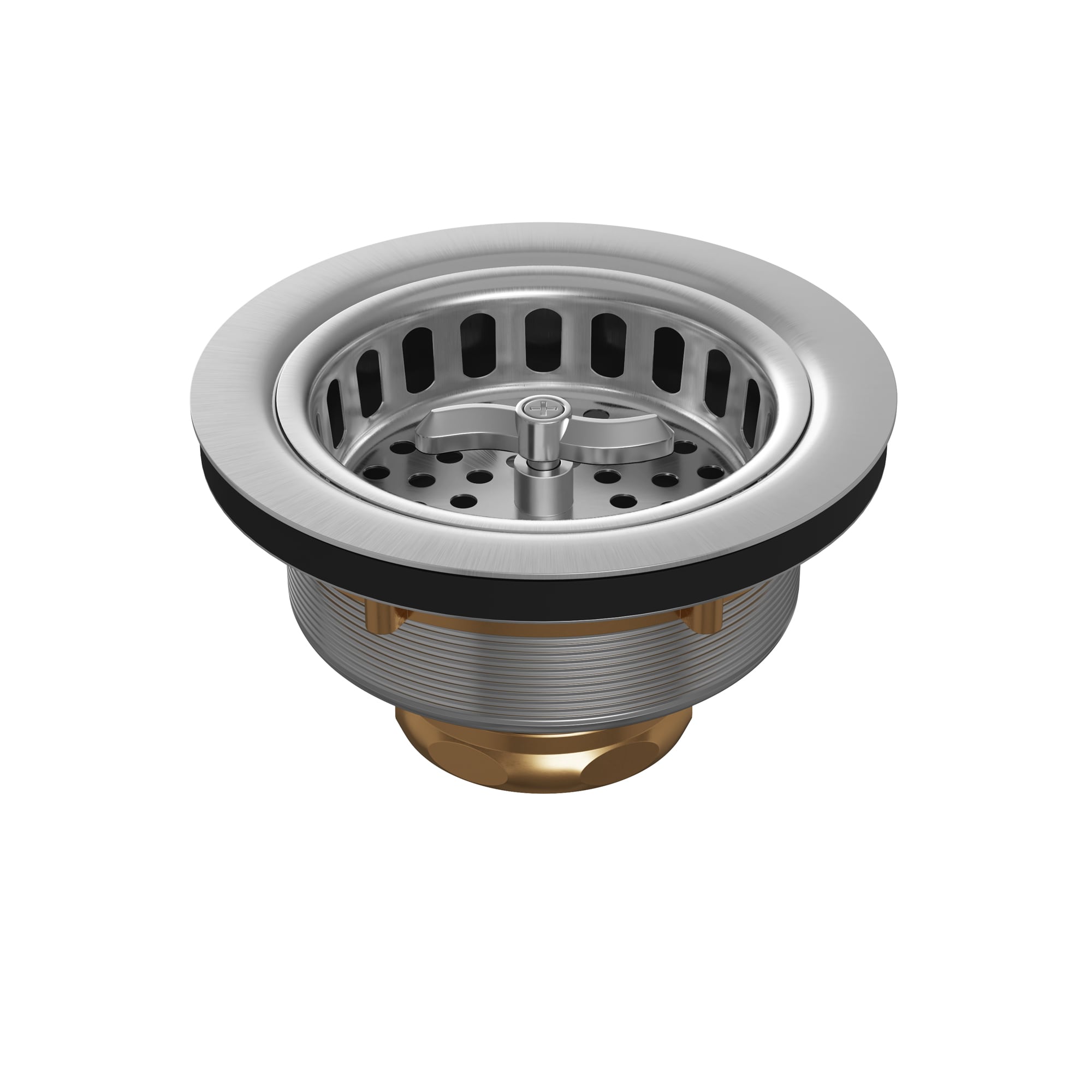 PROFLO PF1433BRSS 3.5-in Stainless Steel Stainless steel Strainer basket