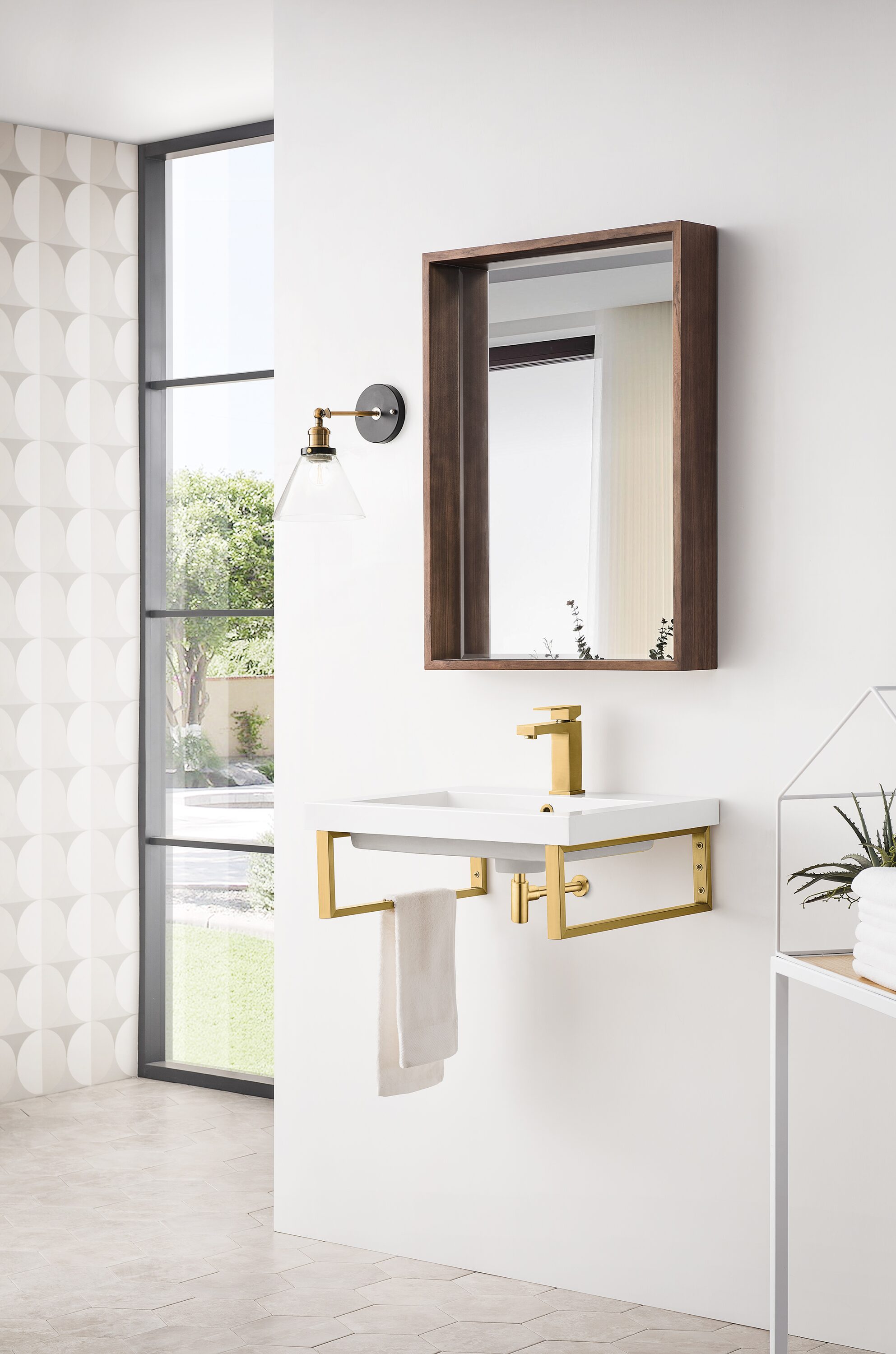 James Martin Vanities 055BK18RGD23.6WG2 Bath-Sink - View #3