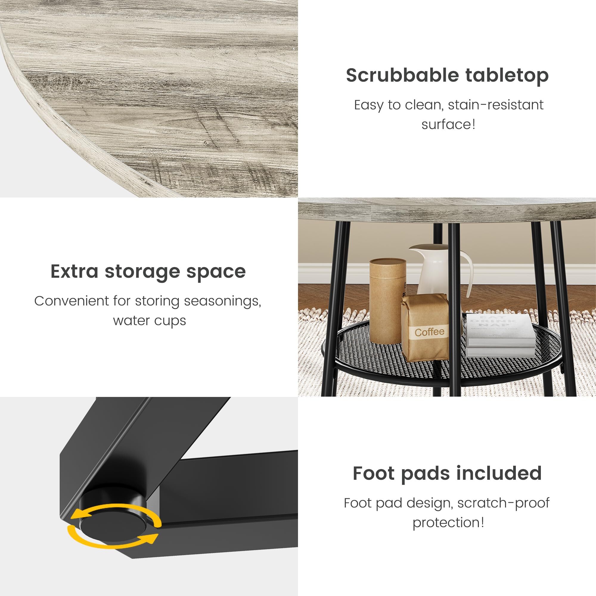 GarveeLife MMP-PHO-34JHYJVH Dining-Tables - View #4