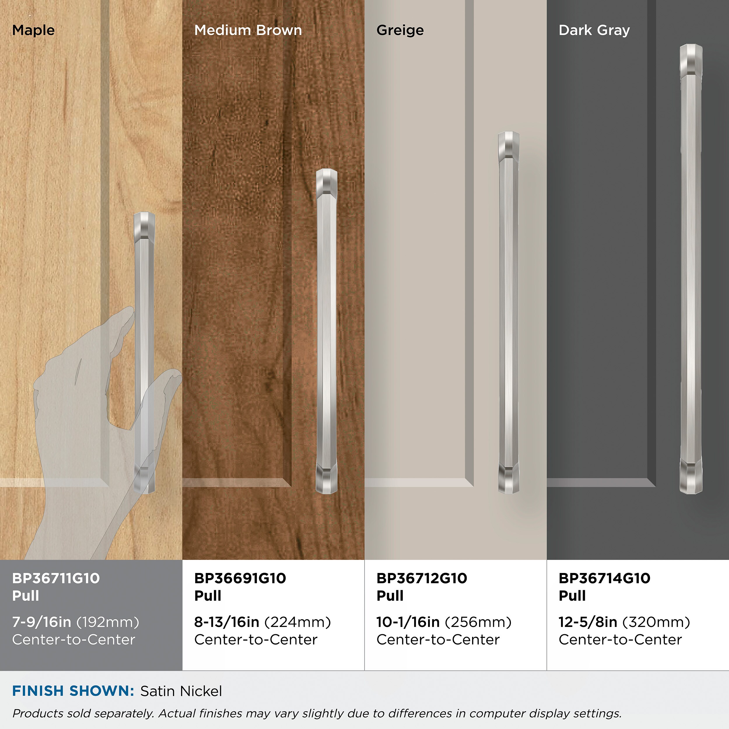 Amerock BP36711G10 Cabinet-Pulls - View #8