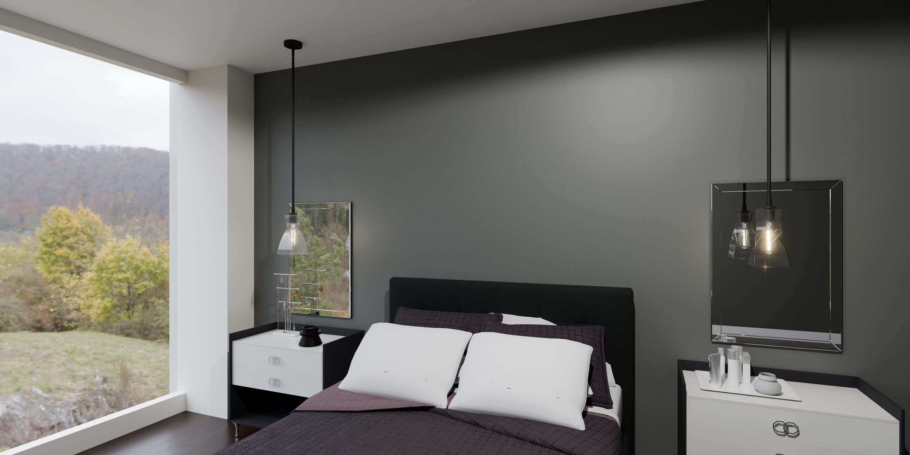 Quoizel STS1506MBK Pendant-Lights - View #4