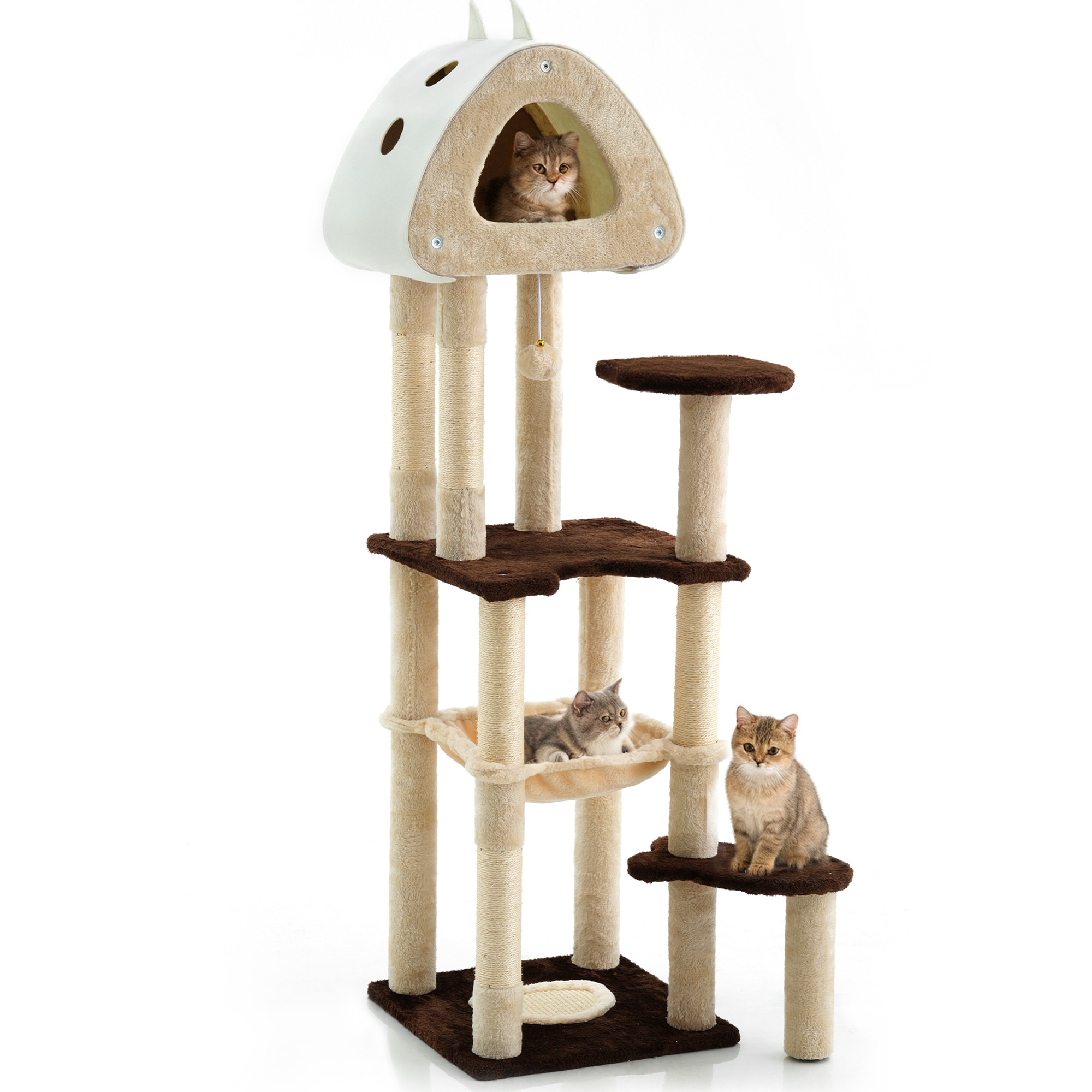 DYHOME CTE143BG-BW-01 Cat-Trees - View #2