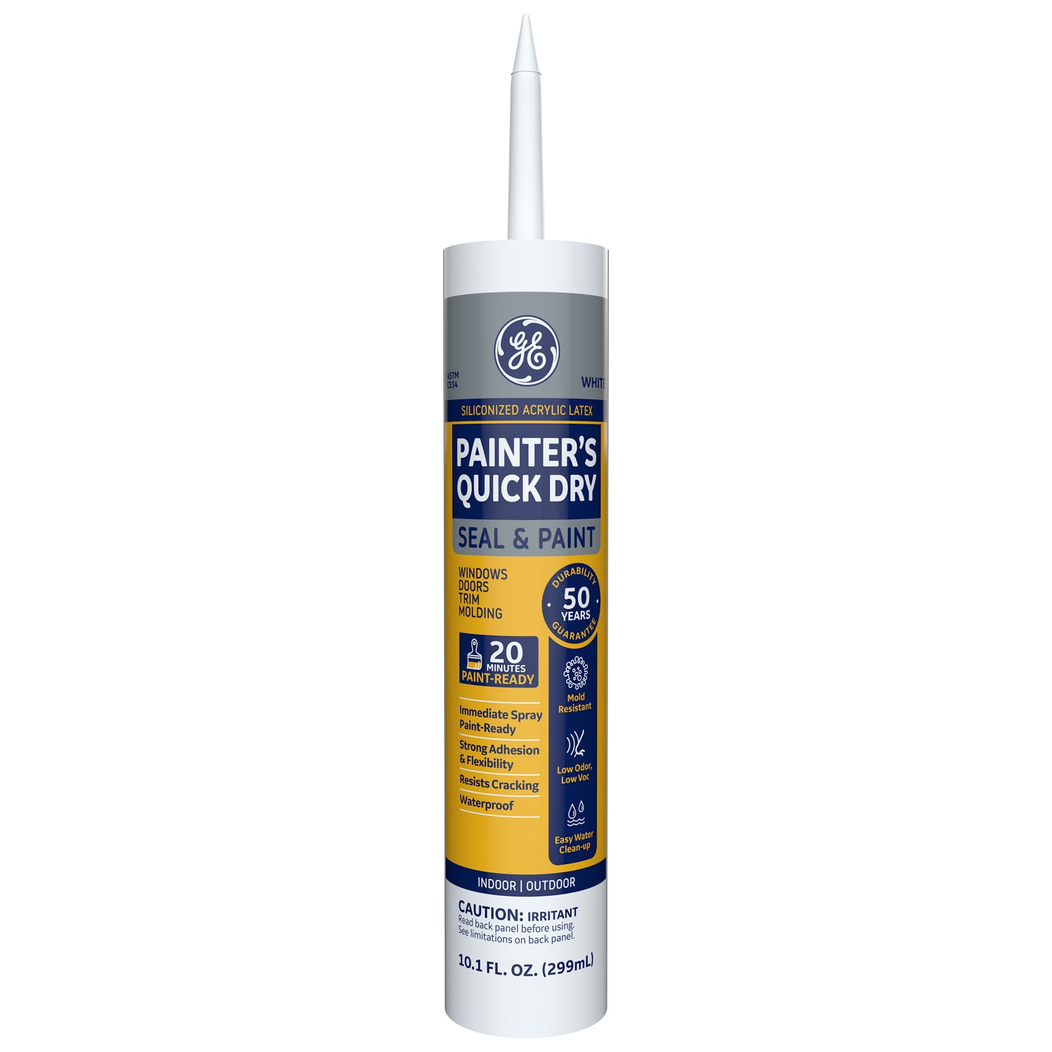 Painter's Quick Dry 10.1-oz White Paintable Latex Caulk | - GE 2733500