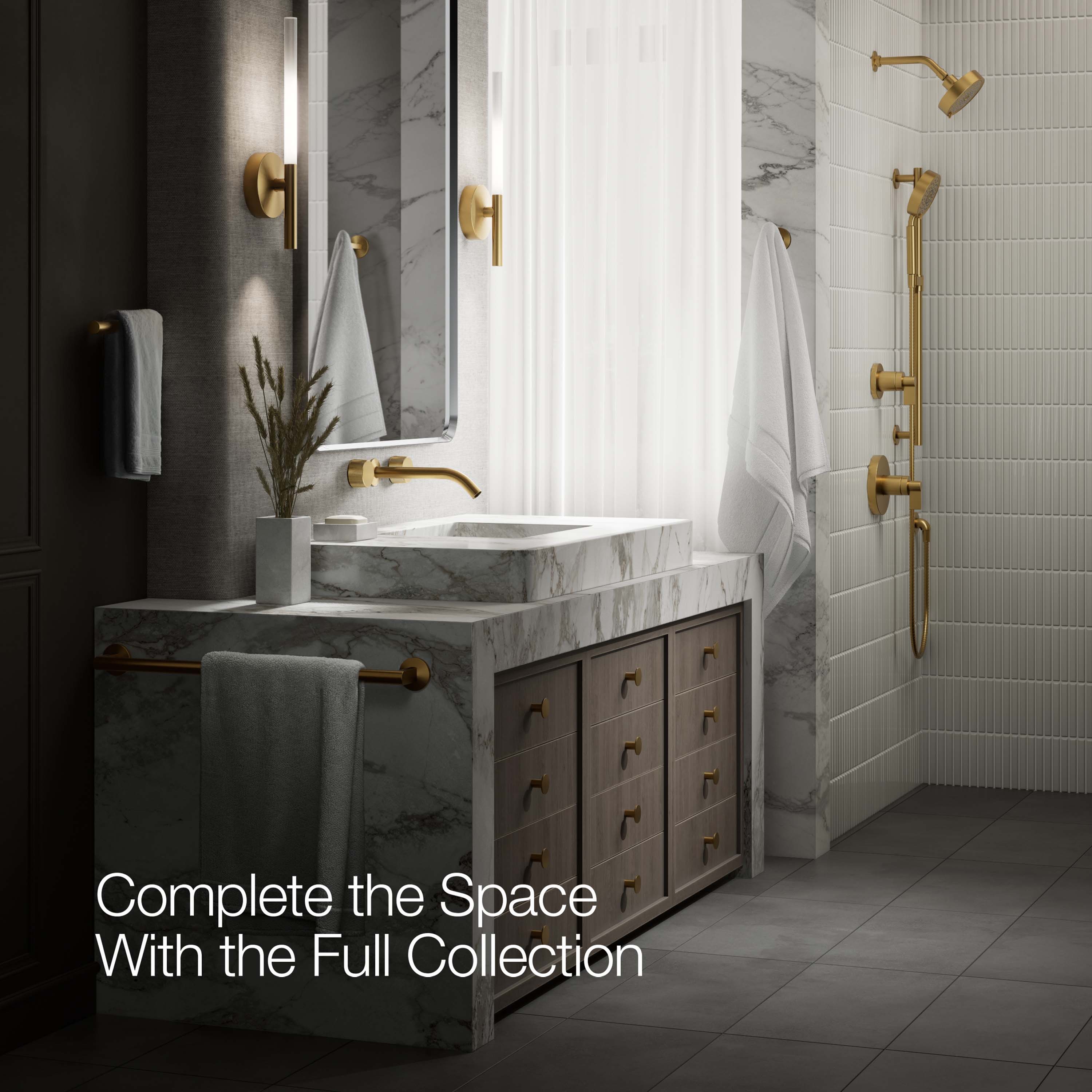 KOHLER K-T77981-8-2MB Faucet-Tub-Shower-Handles - View #7