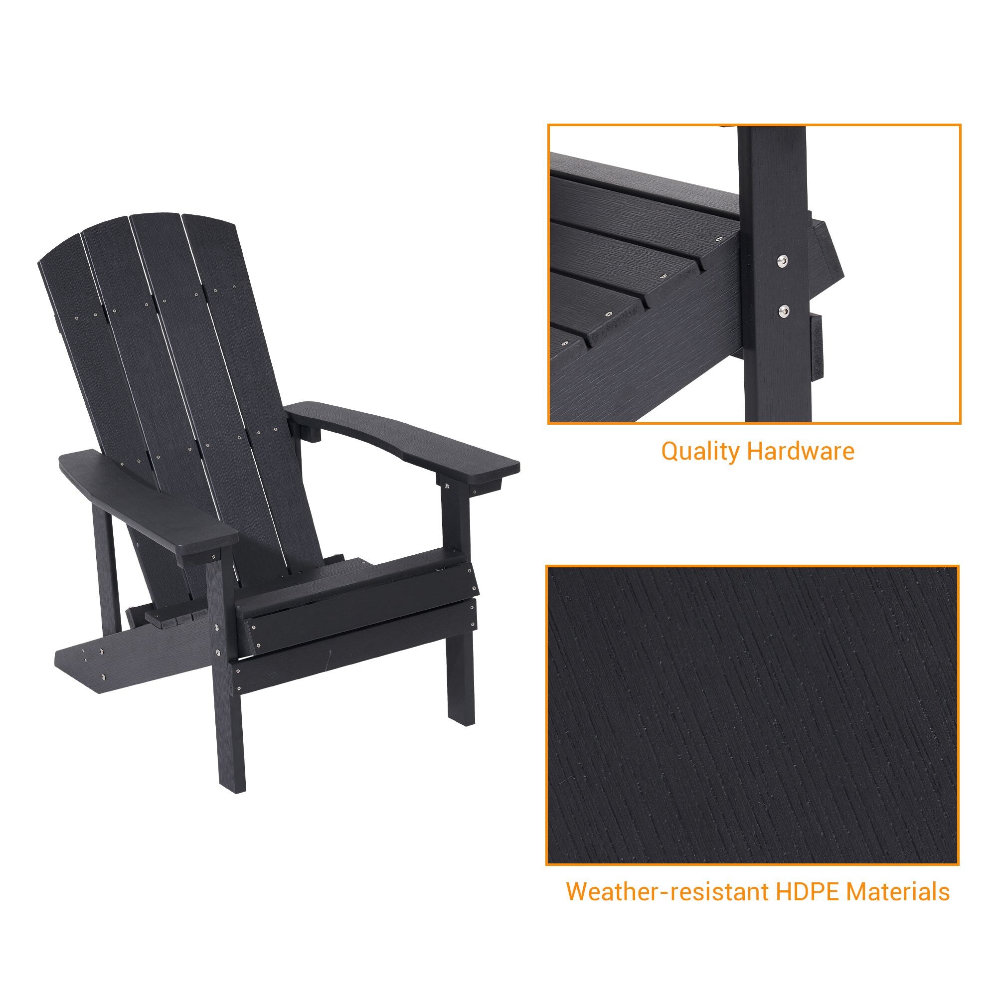 Sonkuki SD-AD-B8BK-2 Patio-Chairs - View #4