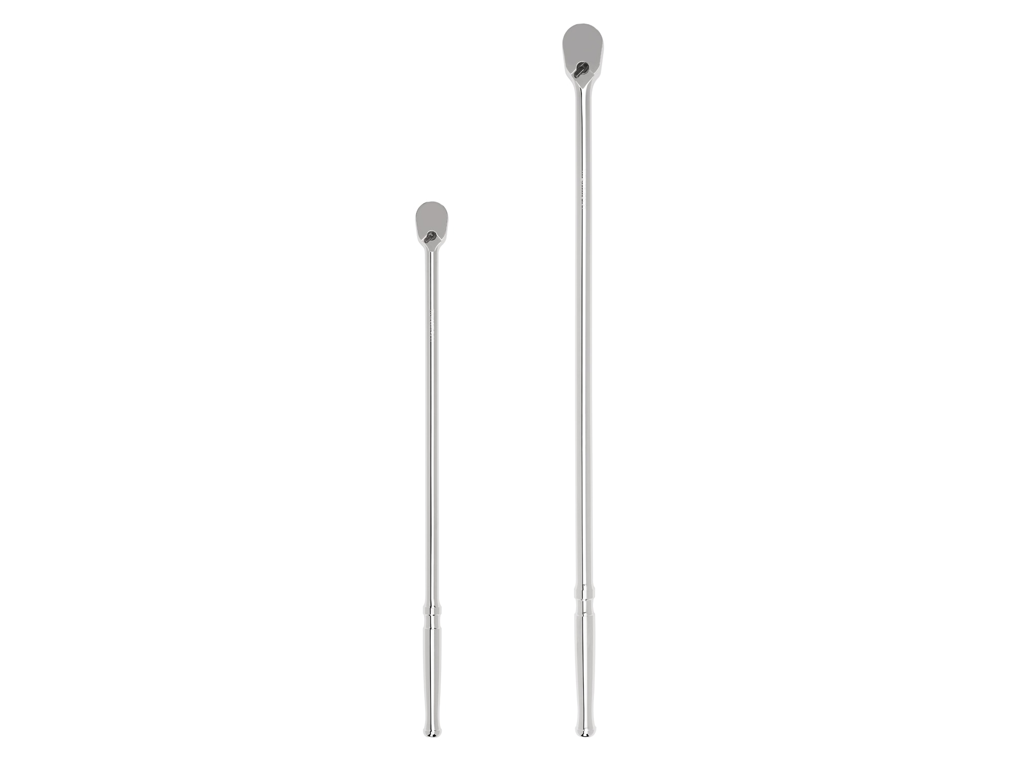 TEKTON SRH99005 2 -Piece 90 -Tooth 3/8-in 1/2-in Drive Full polish Handle Ratchet Set