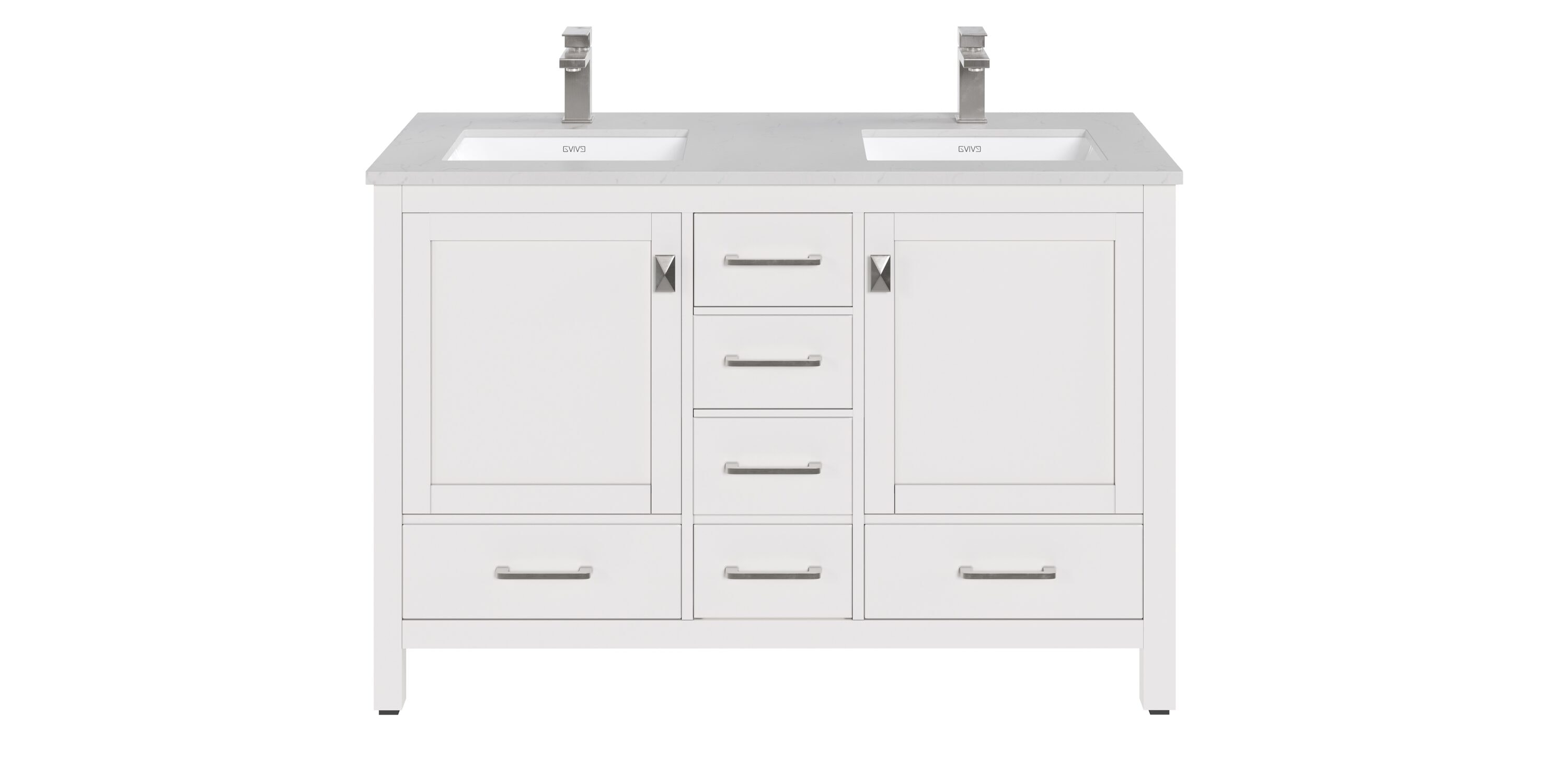Eviva TVN414-48X18WH-DS Bath-Vanity-Combo - View #8