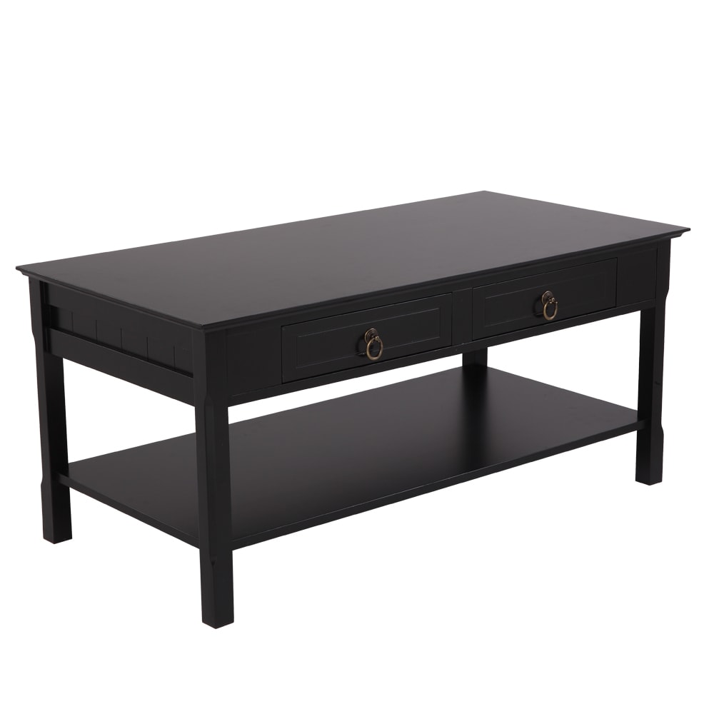 Winado 134646780269 Wood Industrial Coffee Table with Storage