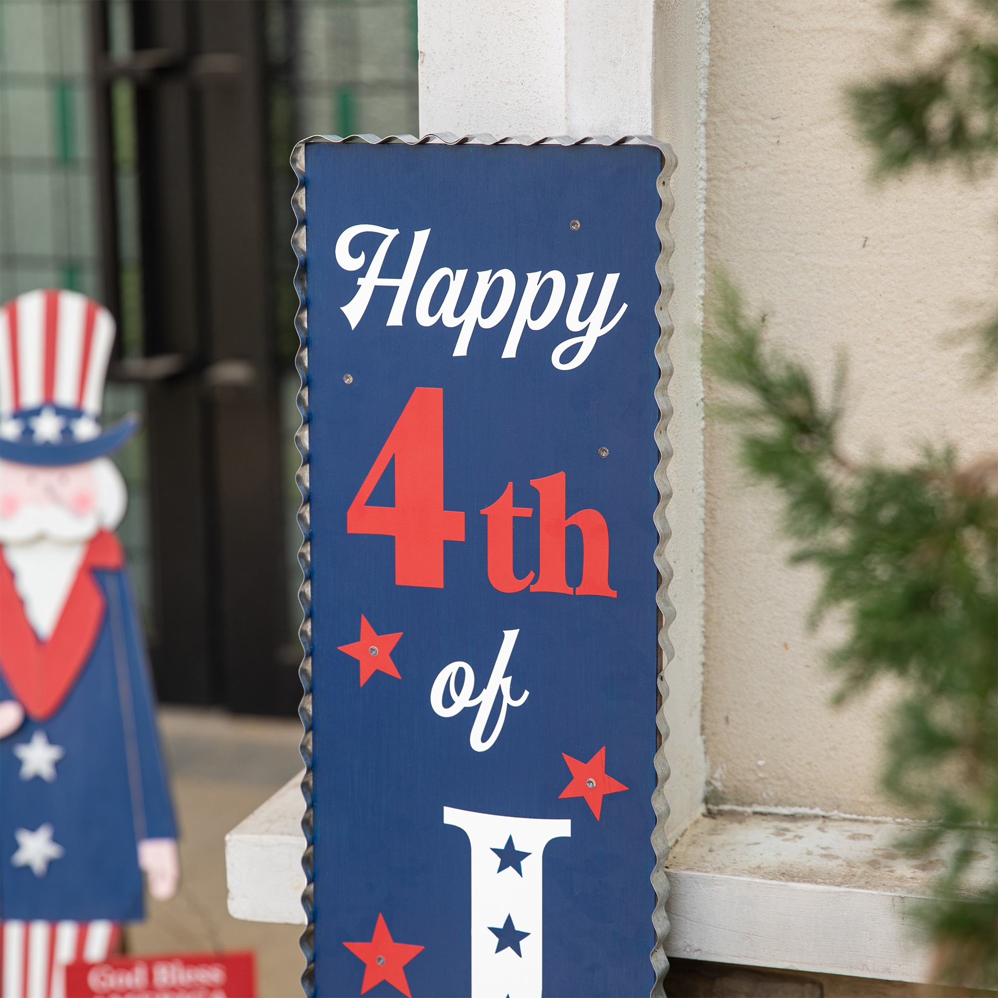 Glitzhome 2015600007 Indoor-Fourth-Of-July-Decorations - View #3